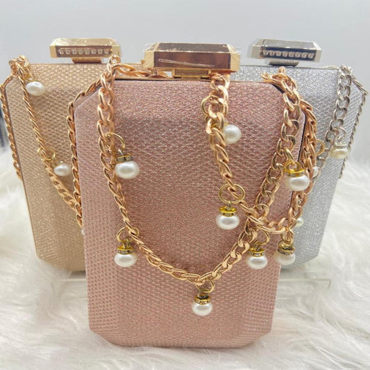 Geometric Glam Clutch