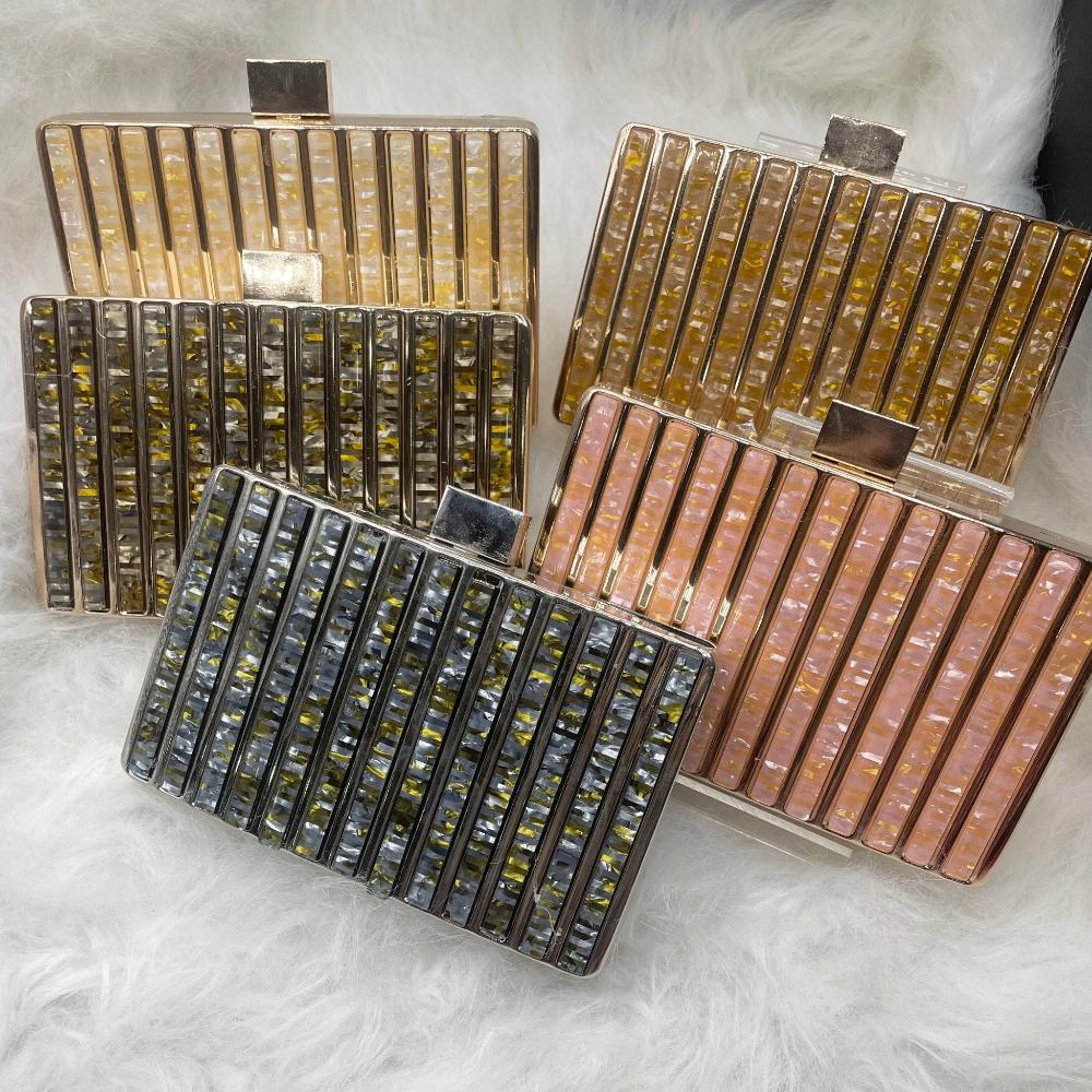Luxe Marble Fusion Clutch