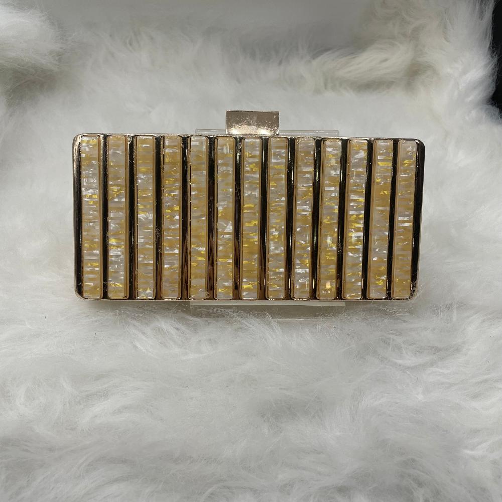 Luxe Marble Fusion Clutch