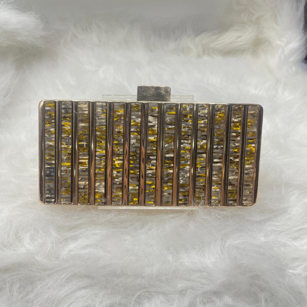 Luxe Marble Fusion Clutch