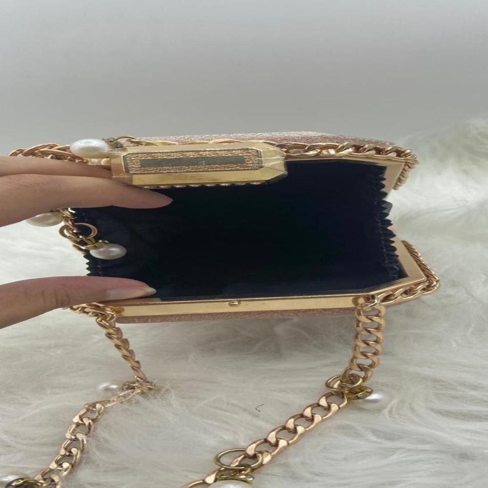 Geometric Glam Clutch