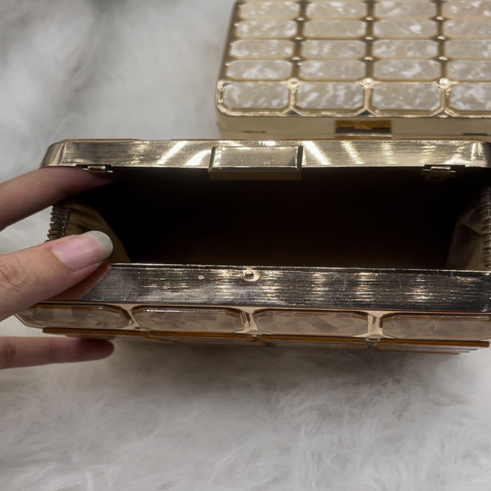 Glamour Stone Clutch